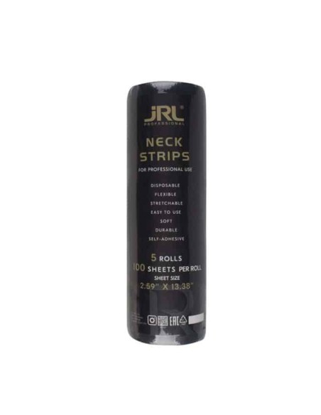 JRL CARTA COLLO MONOUSO NECK STRIP 5 ROTOLI BLACK