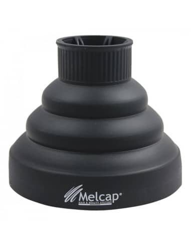 MELCAP DIFFUSORE UNIVERSALE IN SILICONERETRATTILE  NERO