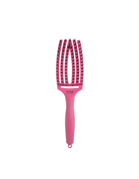 OLIVIA GARDEN SPAZZOLA FINGER MEDIUM HOT PINK