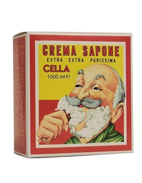 CELLA MILANO CREMA SAPONE EXTRA PURISSIMA DA BARBA 1000 ML