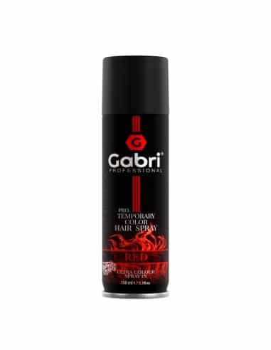 GABRI PROFESSIONAL PRO TEMPOARY COLOR HAIR SPRAY LACCA COLORATA SPRAY 150 ML RED