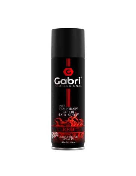 GABRI PROFESSIONAL PRO TEMPOARY COLOR HAIR SPRAY LACCA COLORATA SPRAY 150 ML RED