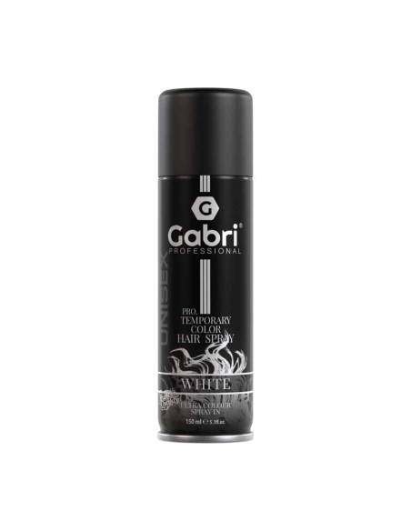 Gabri professional pro Temporary color hair spray lacca colorata spray 150 ml white