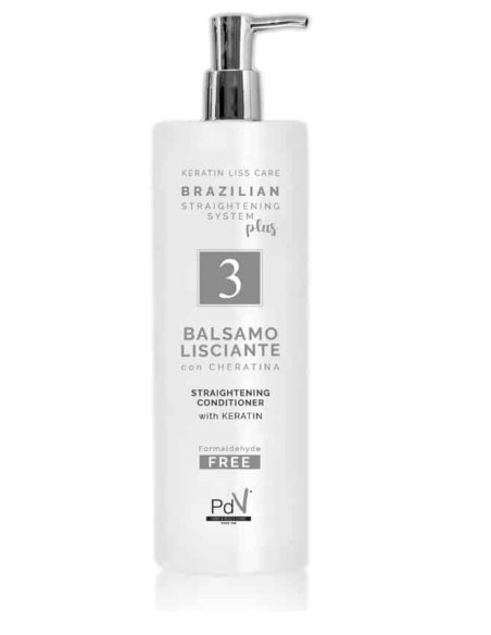 KERATIN LISS CARE BRAZILIAN STRAIGHTENING CONDITIONER BALSAMO LISCIANTE CON CHERATINA 1000 ML
