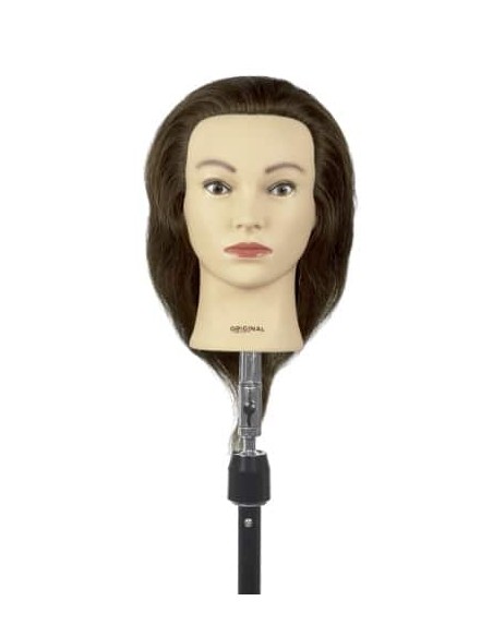 SIBEL TESTINA STUDIO CAPELLI 100% UMANI CASTANO CHIARO 40CM VALESKA
