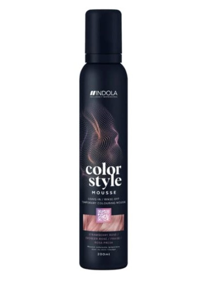 INDOLA COLOR STYLE MOUSSE 200 ML FRAGOLA ROSE'