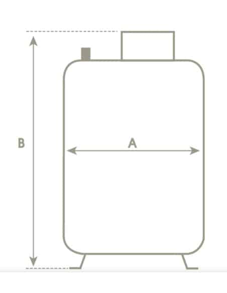 SCALDABAGNO BOILER RAPIDO PER PARRUCCHIERI 30 LITRI 2000 WATT