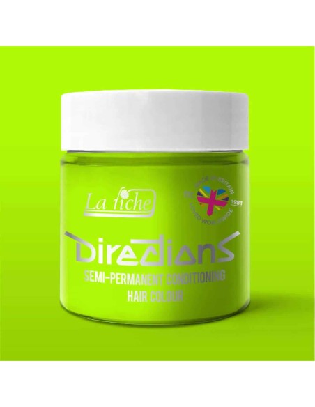 Directions hair color colore semi permanente per capelli 33 Flourescent green 100 ml