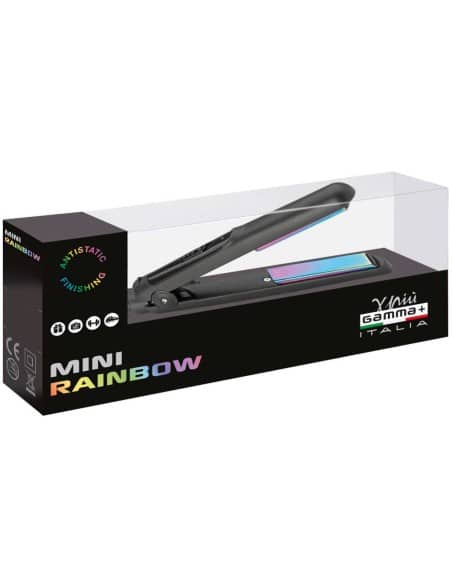 GAMMAPIÙ MINI RAINBOW PIASTRA PROFESSIONALE DA VIAGGIO NERA