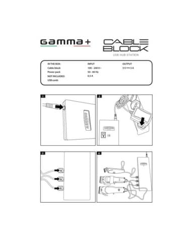 GAMMAPIÙ CABLE BLOCK ALIMENTATORE PER...