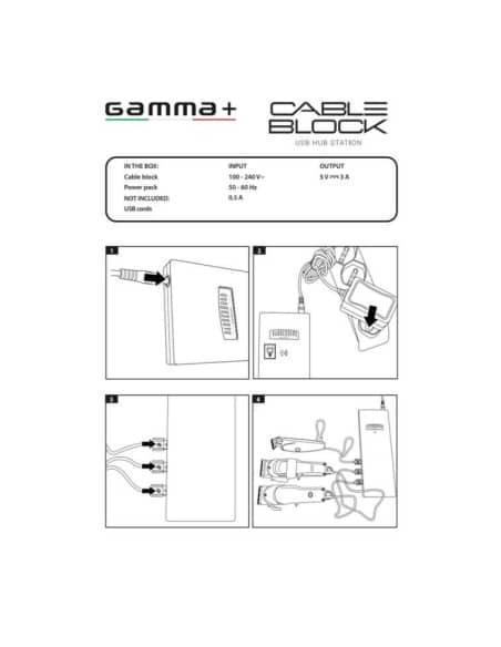 GAMMAPIÙ CABLE BLOCK ALIMENTATORE PER TOSATRICI