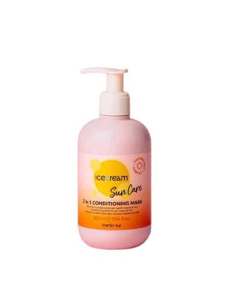 INEBRYA ICECREAM SUN CARE 2 IN 1 CONDITIONING MASK MASCHERA CONDIZIONANTE PER CAPELLI ESPOSTI AL SOLE  300 ML