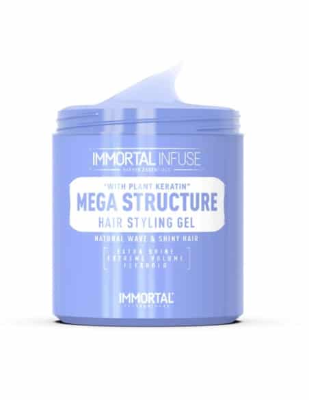IMMORTAL MEGA STRUCTURE HAIR  STYLING GEL PLANT KERATIN 500 ML