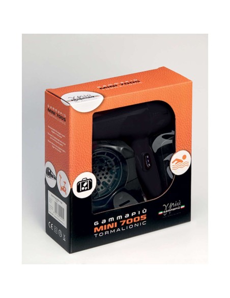 GAMMAPIÙ PHON ASCIUGACAPELLI DA VIAGGIO MINI 7005 TORMALIONIC 1100W