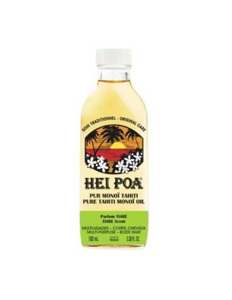 HEI POA OLIO DI MONOI PUR MONOÏ TAHITI PARFUM TIARÉ 100 ML