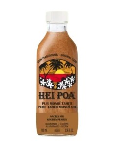 HEI POA OLIO DI MONOI PUR MONOÏ TAHITI PARFUM NACRES OR 100 ML
