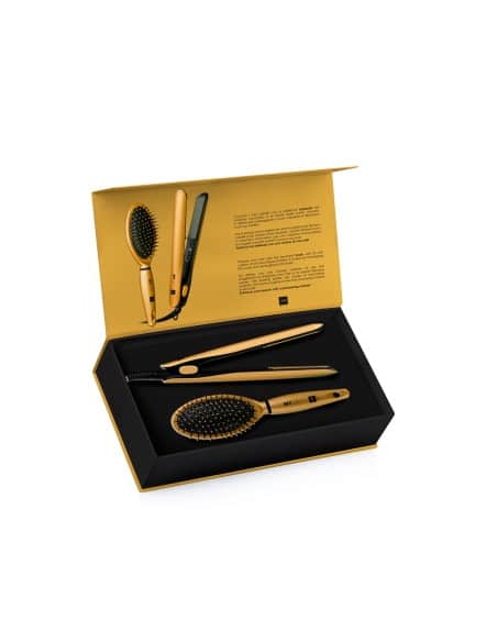 LABOR MYGIFT KIT PIASTRA PER CAPELLI PROFESSIONALE E SPAZZOLA SPICY GOLD