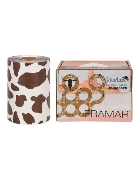 Framar embossed roll yeehaw alluminio per meches 97,5 mt