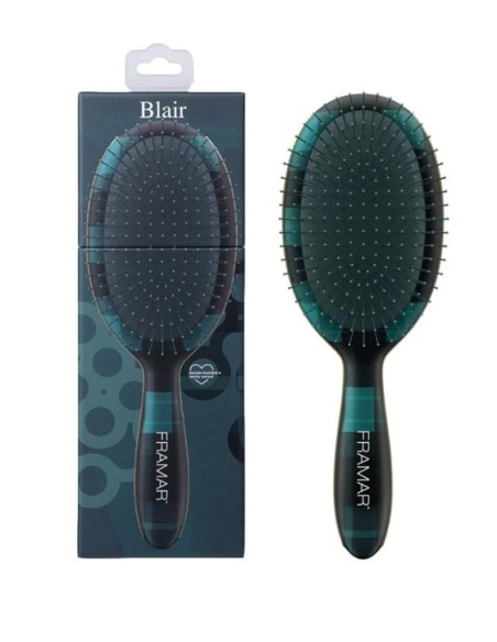 FRAMAR DETANGLE BRUSH PLAID HAIR DAY BLAIR
