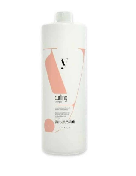SINERGY CURLING SHAMPOO - SHAMPOO RICCI PERFETTI CON AVOCADO,JOJOBA,GIRASOLE ED ESTRATTI DI ALOE VERA E MORINGA 1000 ML