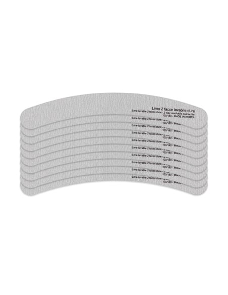 XANITALIA PRO LIMA PER UNGHIE LAVABILE A BANANA ZEBRA 2 FACCE 100/180 10 PZ