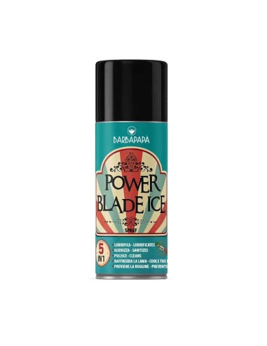 BARBAPAPÀ POWER BLADE ICE SPRAY LUBRIFICANTE REFRIGERANTE PER TOSATRICI 400 ML