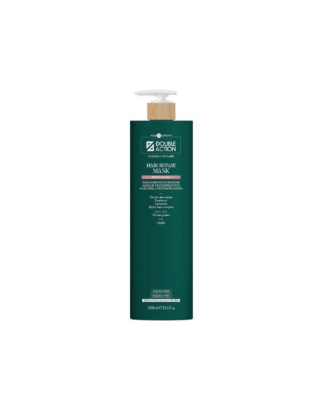 HAIR COMPANY DOUBLE ACTION HAIR REPAIR MASK 1000 ML - MASCHERA RICOSTRUZIONE