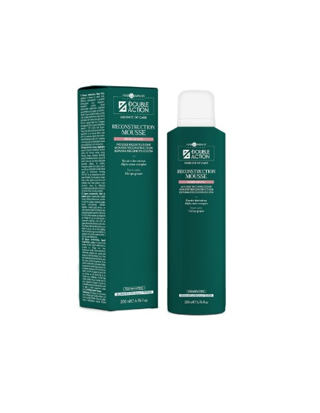 HAIR COMPANY DOUBLE ACTION RECONSTRUCTION MOUSSE 200ML - MOUSSE RICOSTRUZIONE IDRATANTE