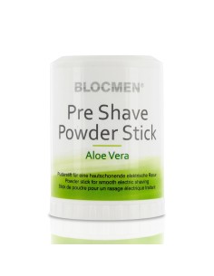 Blocmen Aloe vera Stick di polvere pre rasatura per rasoio elettrico 60 gr