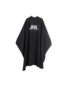 Jrl Mantella taglio barber nera con colletto elastico e chiusura a gancio 135 x 150 cm
