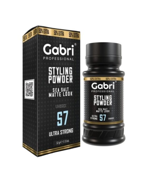Gabri professional Styling powder Sea salt matte look S7 Ultra strong - Cera in polvere effetto opaco 32 gr