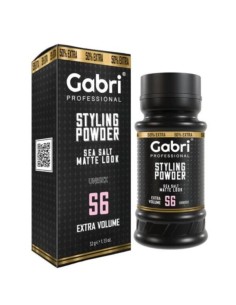 Gabri professional Styling powder Sea salt matte look S6 Extra volume - Cera in polvere effetto opaco 32 gr