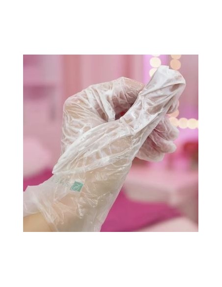 Shelly Manicure gloves set -  Guanti Spa monouso per manicure con cheratina, collagene ed estratto di orchidea Conf. 10 paia