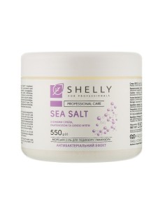 Shelly Sale Antibatterico per Pediluvio e Maniluvio con Ioni d’argento, Pantenolo e Olio di menta 550 gr