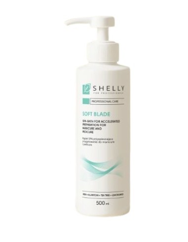 Shelly Soft blade - Bagno spa professionale per preparare mani e piedi in modo rapido ed efficace a manicure e pedicure 500 ml