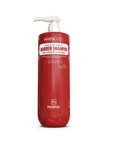 Immortal Barber shampoo deep cleansing & softness - Shampoo adatto a tutti i tipi di capelli 1000 ml