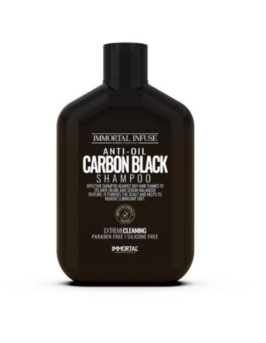 Immortal Carbon black anti oil shampoo - Shampoo per capelli grassi 500 ml