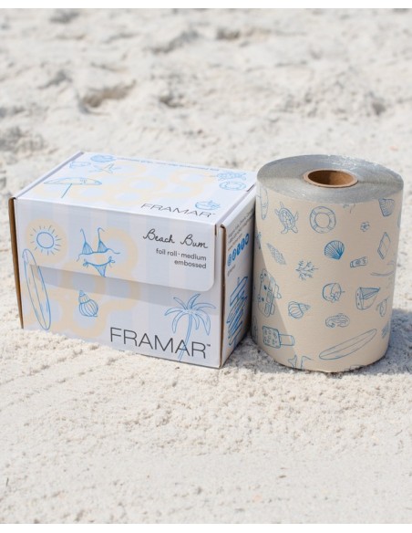 Framar embossed roll Beach Bum alluminio per meches 97,5 mt