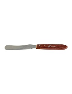 Melcap Spatola stendi cera curva in acciao 22 cm