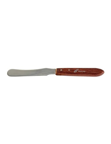 Melcap Spatola stendi cera curva in acciao 22 cm