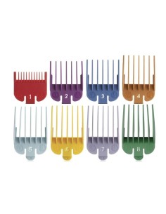 Xanitalia pro Set 8 rialzi in plastica universali per tagliacapelli tosatrici barber (1,5/3/4,5/6/10/13/16/19/22/25 mm) 2