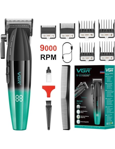 VGR Clipper Tagliacapelli cordless green V-003