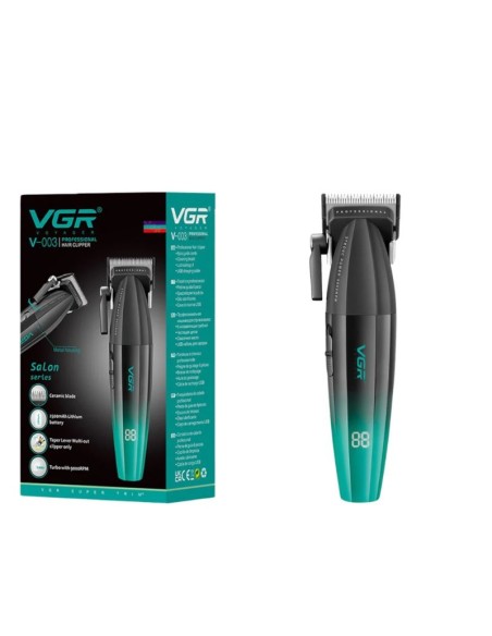 VGR Clipper Tagliacapelli cordless green V-003
