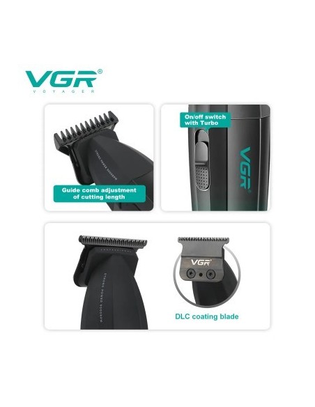 VGR Trimmer cordless Gold V-906
