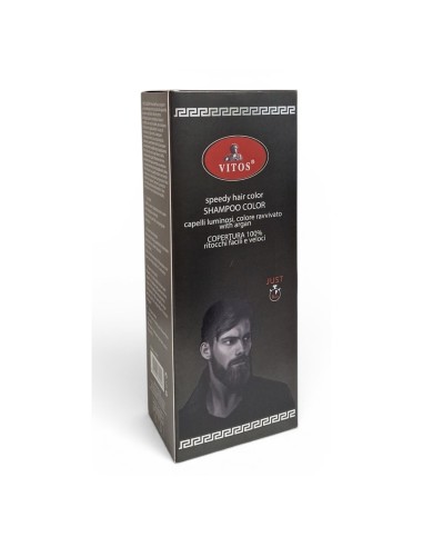 Vitos Speedy hair color - Shampoo colorante nero 420 ml