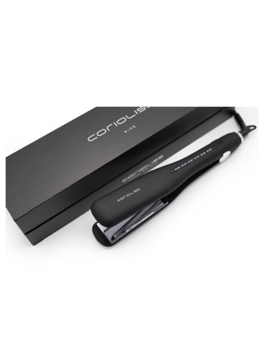 Corioliss Wide Black soft touch - Piastra per capelli larga