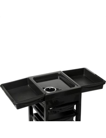 Labor Carrello Nery 5 scomparti nero