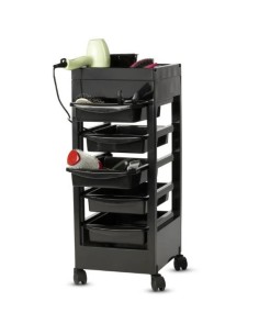 Labor Carrello Nery 5 scomparti nero
