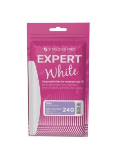 Staleks Pro Ricambi Bianchi sottili per Lima base mezzaluna expert42 grana240 50pz