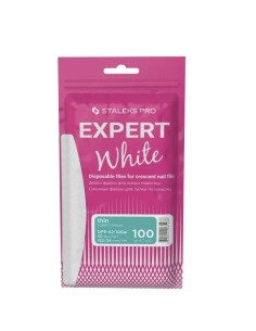 Staleks Pro Ricambi Bianchi sottili per Lima base mezzaluna expert42 grana100 50pz
